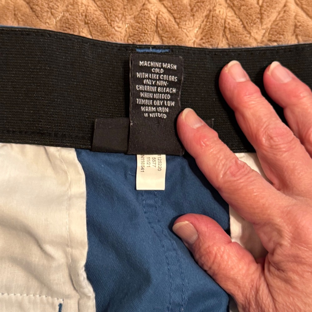 Lane Bryant Women Blue Chino Pants Straight Leg Stretch Size 18 Casual Workwear - Picture 9 of 9